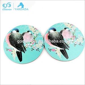 Wholesale Custom Logo Pattern Coffee Cork Circular Coasters
