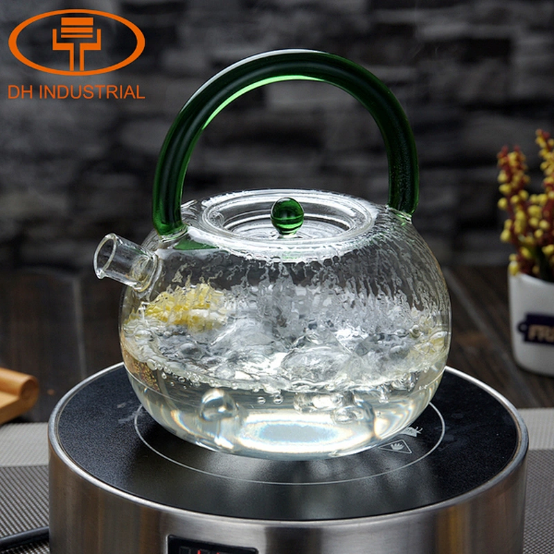 2018new product glass tea pot with high quality borosilicate