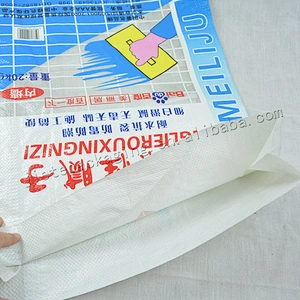 Plastic pp woven cement bag 25kg for soap, washing powder,cement industrial bag