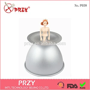 aluminum alloy unique Barbie doll cake pan