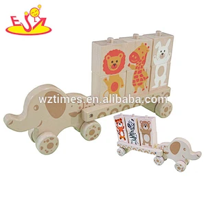 wholesale baby mini wooden crane toy for kids W04A301