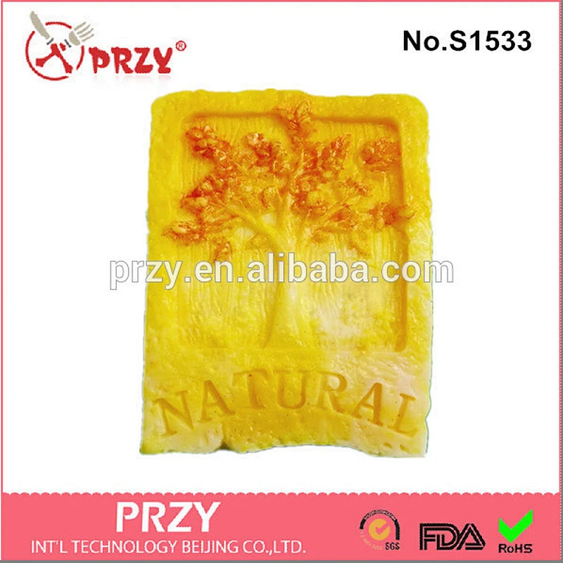 2015 Hotsale Natural tree silicone soap mold