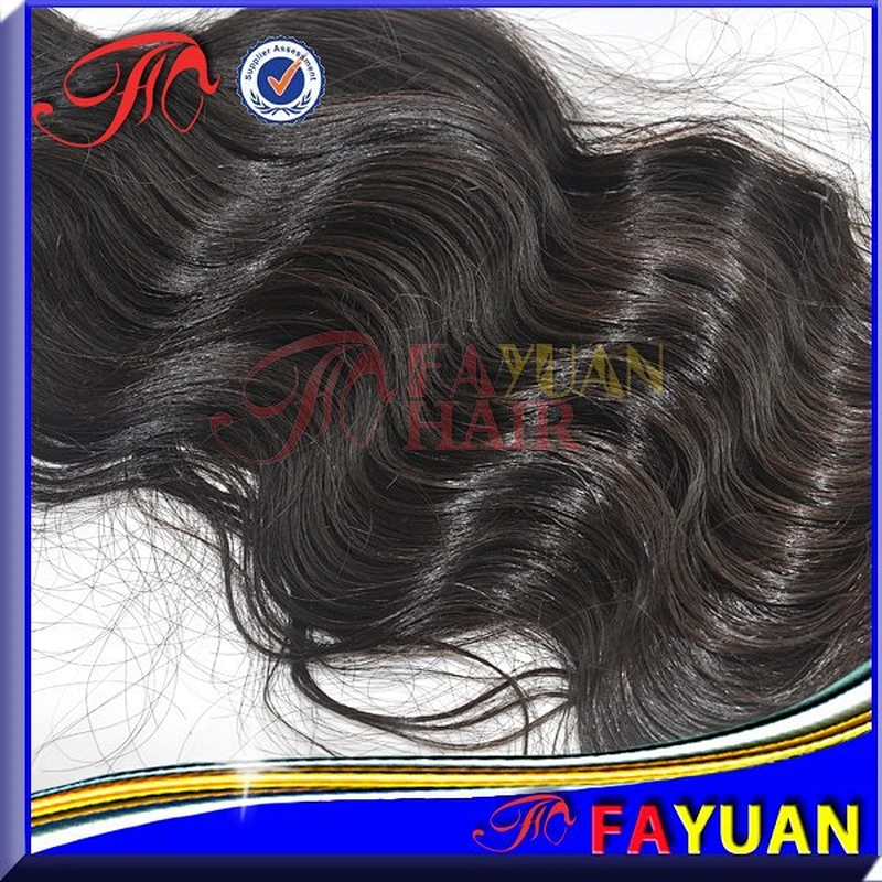 Hot selling fayuan hair top grade 100% unprocessed peruvian natural wave hair