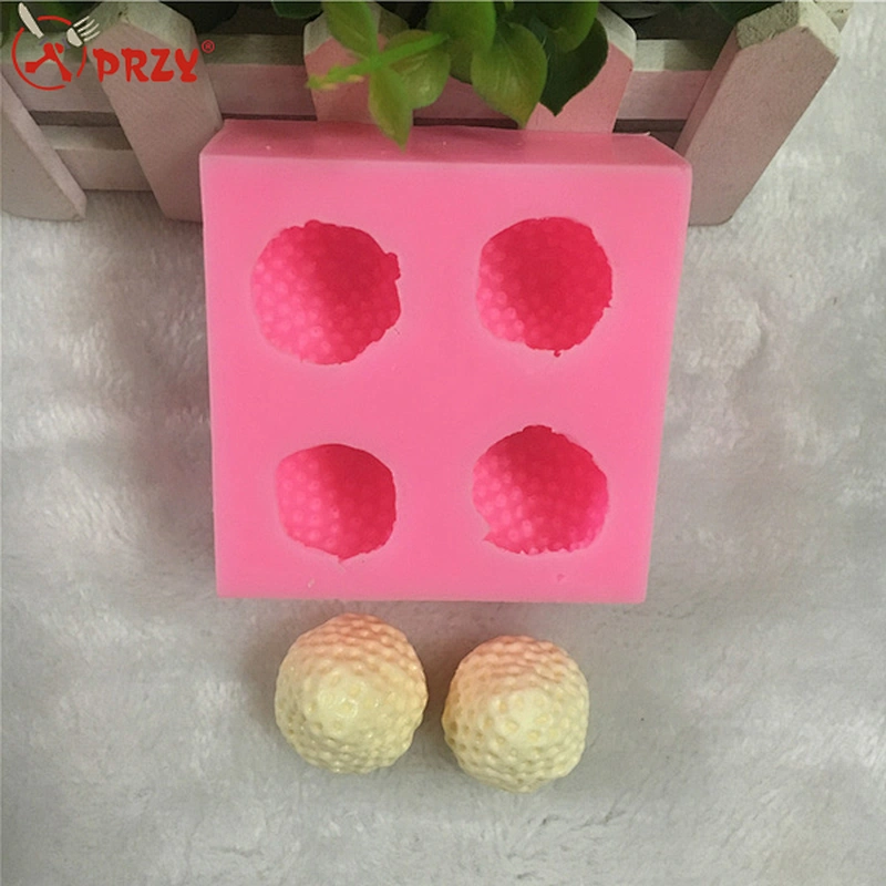 Strawberry 4 cavity soap mold Strawberry silicone cake mould Strawberry mold for soap making