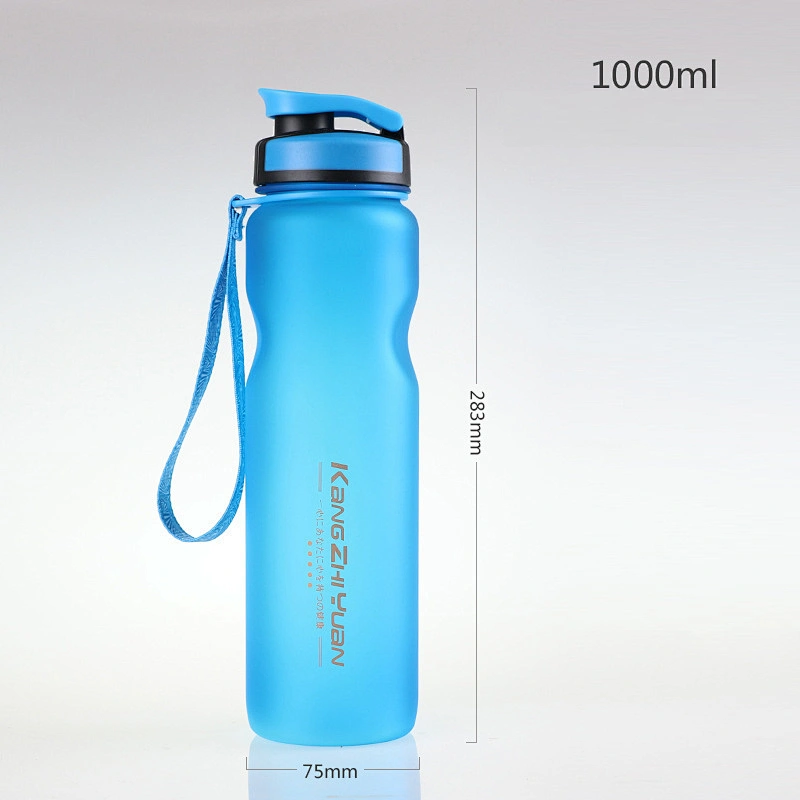 Large Capacity Plastic Sports Kettle Outdoor Fitness Cycling Cups Portable Scrub Space Cup