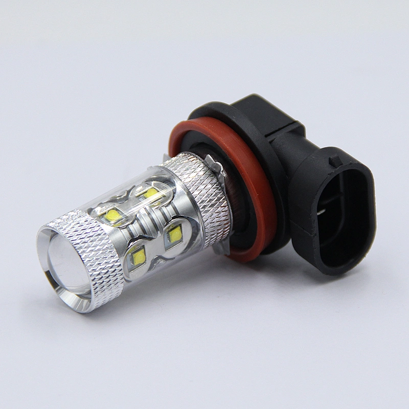 LANDJOY 870lm white 300lm yellow 50W XBD chip H8/H11 led fog light bulb