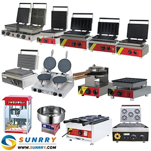 Stainless Steel Snack Food Making Machine and Waffle Maker Machine for Sale