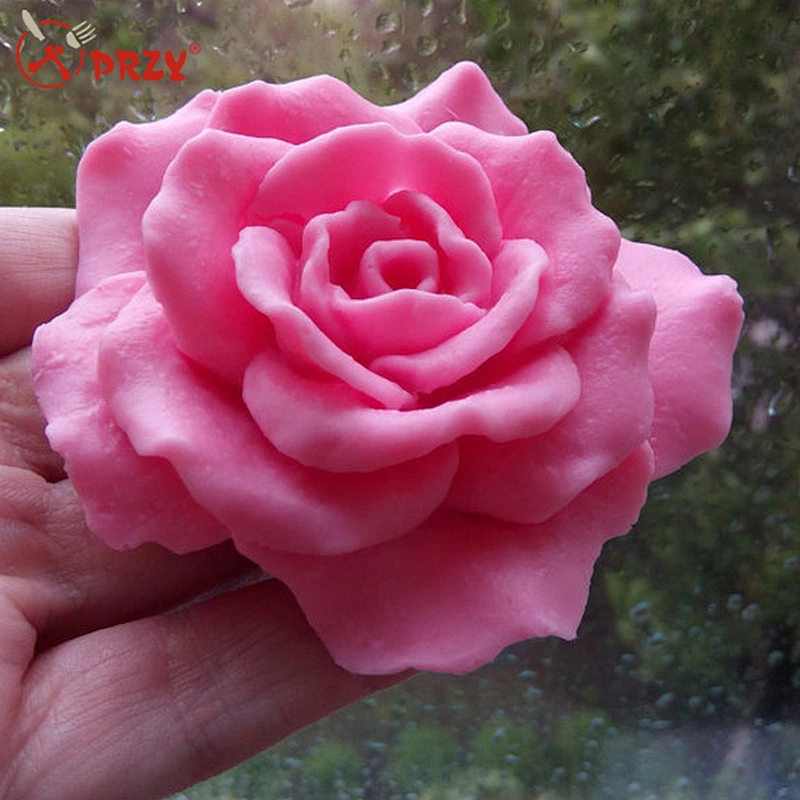 Rose 3d Silicone Flowers Mold silicone soap mold handmade silicone resin mold
