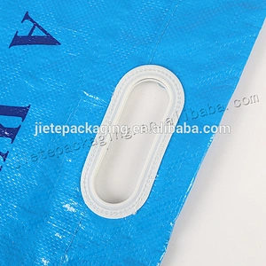 Customized fashion design printing plastic pp woven document bag with handle for shopping and market