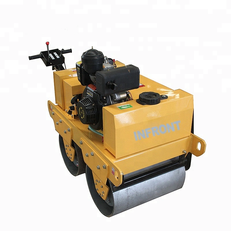 YFR-D600 Walk Behind Double Drum Hydraulic Vibratory Mini Road Roller