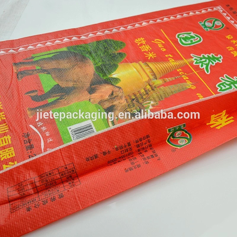 Video, bopp film laminated 5kg 10kg transparent pp woven durable plastic bags size for packing rice, grain