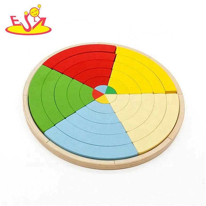 New arrival kids educational wooden block puzzle for wholesale W13A046
