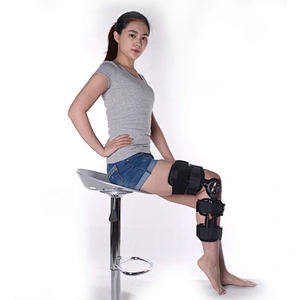 Medical Hinged adjustable knee brace Joint Fixation Adjustable Orthopedic Support