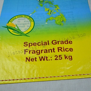 Made in china printed plastic rice packaging bag for packing paddy flour corn sugar