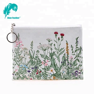 Promotional Cosmetic Bag Leather Zip Bag for Travel Kit