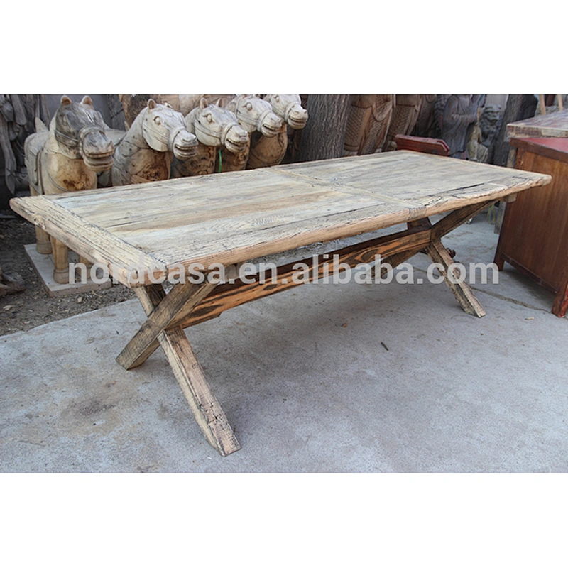 manufacturer solid wood material popular classic design rustic wood table