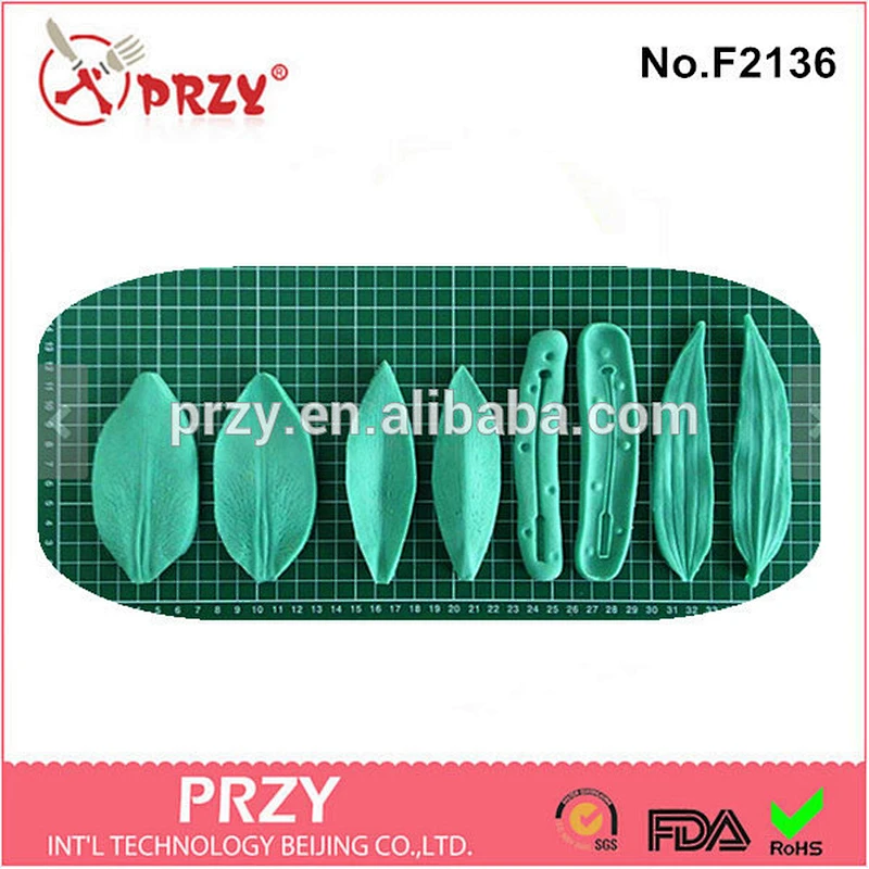 F2136 PRZY silicone mold fondant cake decorating tools