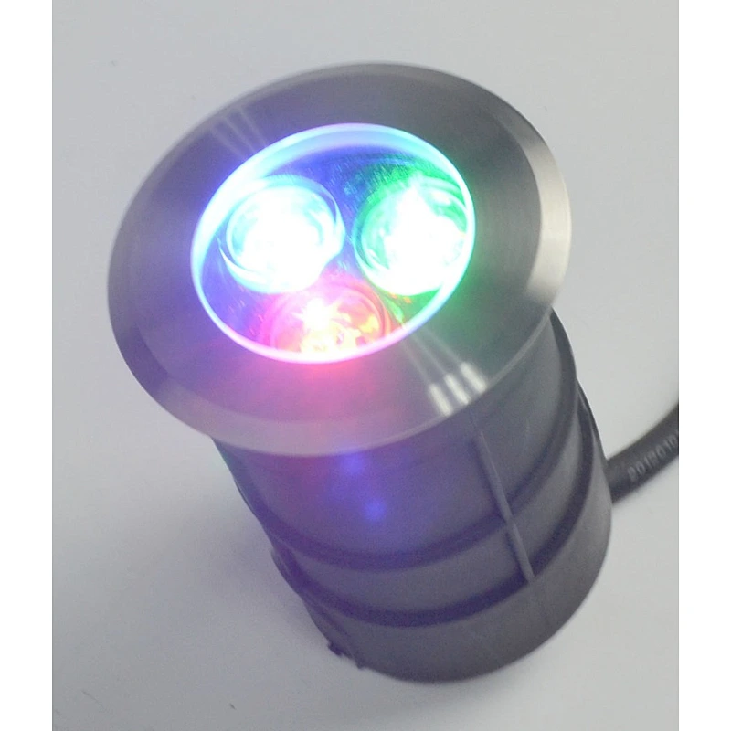 RGB 12V 24V IP68 Buried Lumiere In Ground Well Lights led underground lamp