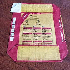kraft paper valve bag for tile adhesive putty powder cement packaging bag