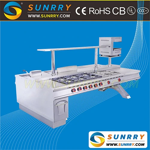 Multifunctional kitchen cabinet and kitchen equipment integrated system Kitchen combination furnace (SUNRRY SY-CIC1A)