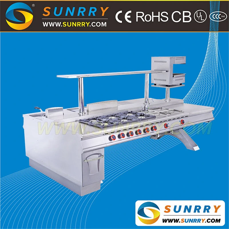 Multifunctional kitchen cabinet and kitchen equipment integrated system Kitchen combination furnace (SUNRRY SY-CIC1A)