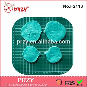 F2113 PRZY alibaba cupcake petals silicone fondant mould
