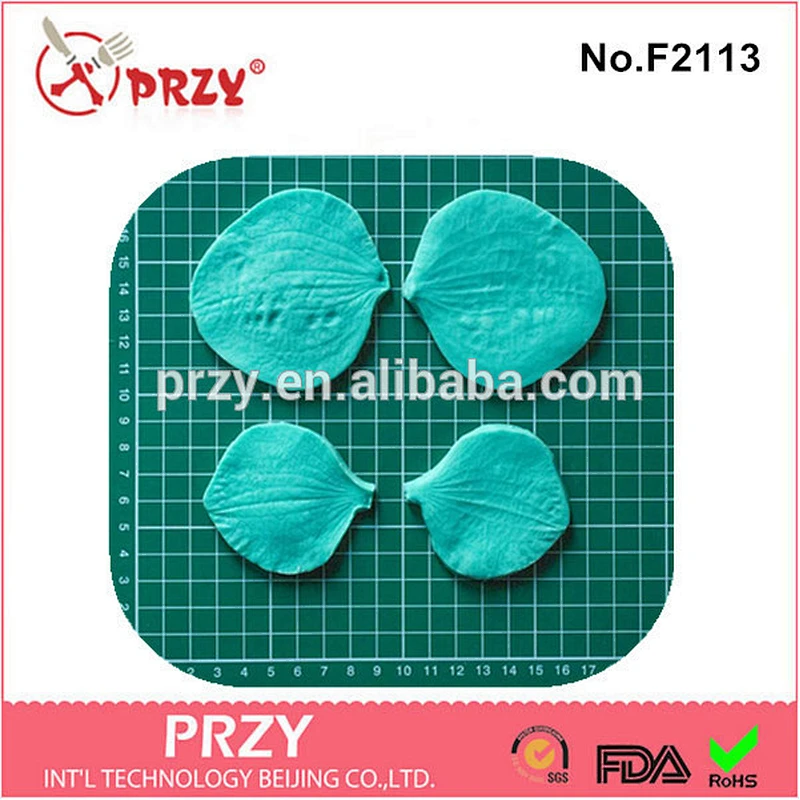 F2113 PRZY alibaba cupcake petals silicone fondant mould