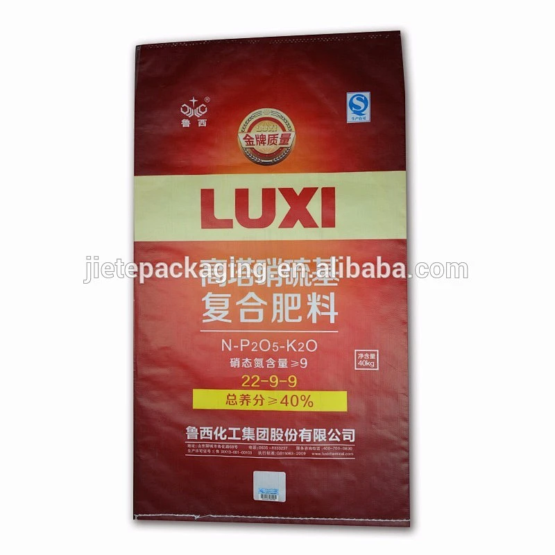 50kg wheat flour, rice, fertilizer PP woven packing bag with PE liner
