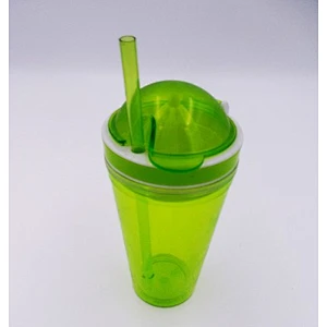 Double sucker plastic Juicer cup