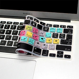 Shortcuts custom InDesign Hotkeys russian keyboard silicone Keyboard Protector For Macbook Air for macbook air 13 skin