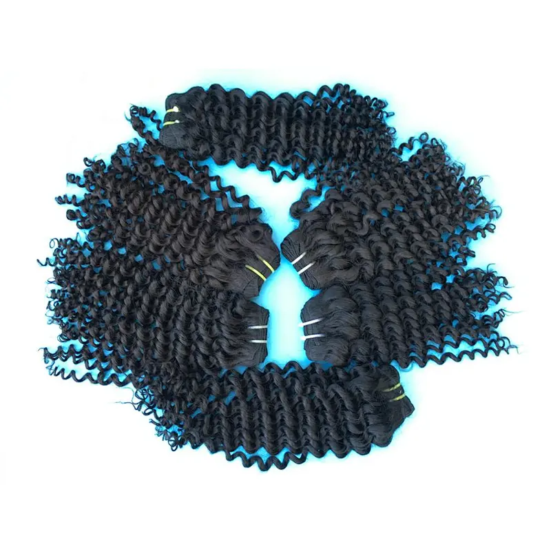 Cheap price top quality No tangle no shedding natural unprocessed mongolian virgin kinky curly hair