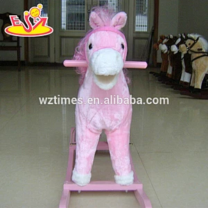 wholesale newly fashion children wooden horse riding toy for sale W16D067