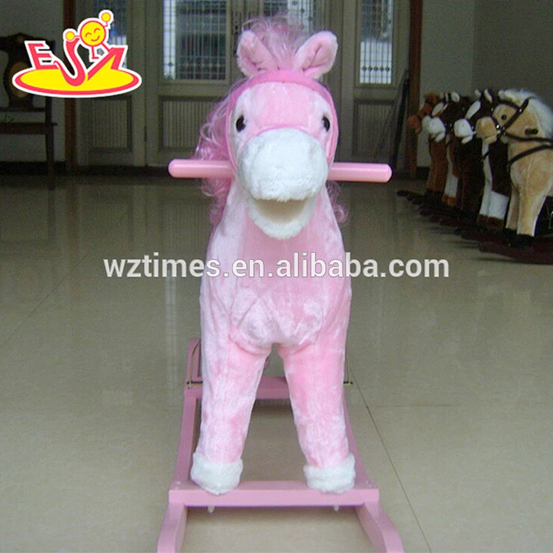 wholesale newly fashion children wooden horse riding toy for sale W16D067