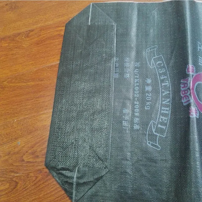 20kg strong black polypropylene pp woven cement packaging bag,cement woven bag