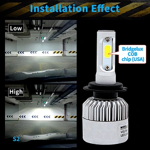 LIGHTECH 8000lm S2 Led Headlight 36w Auto light