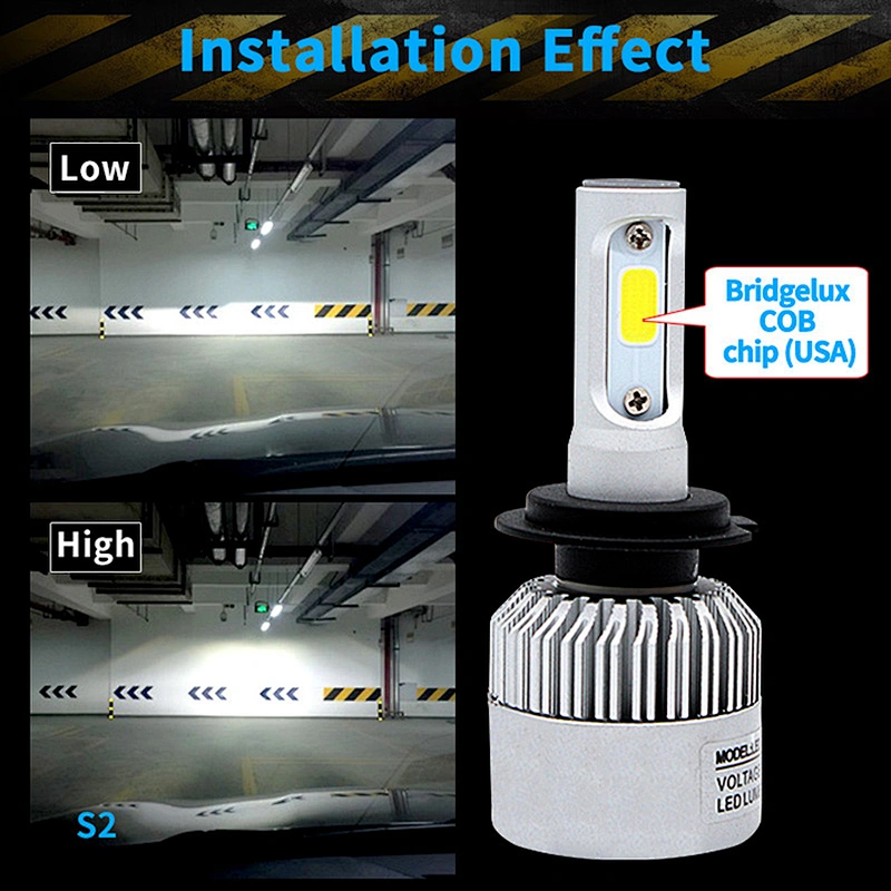 LIGHTECH 8000lm S2 Led Headlight 36w Auto light
