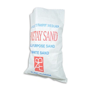 Polypropylene woven valve sack, bag with sand,military sand bag