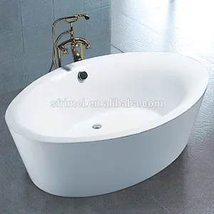 Transparent New Acrylic Clear Solid Surface Small Bath Tub 1000mm