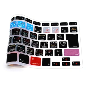 Ali baba Online Shopping Anti Dust laptop Protector Film for Macbook Silicone Keyboard Skin Logic Pro X Keyboard Cover shortcut