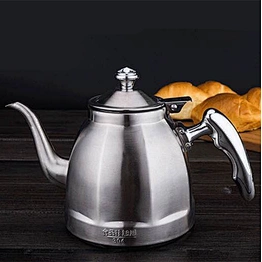 L2206 High Quality Sanding Water Kettle Stainless Steel Octagonal Shape Tea Pot