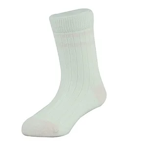 High Quality Baby Infant Organic Cotton Rib Socks