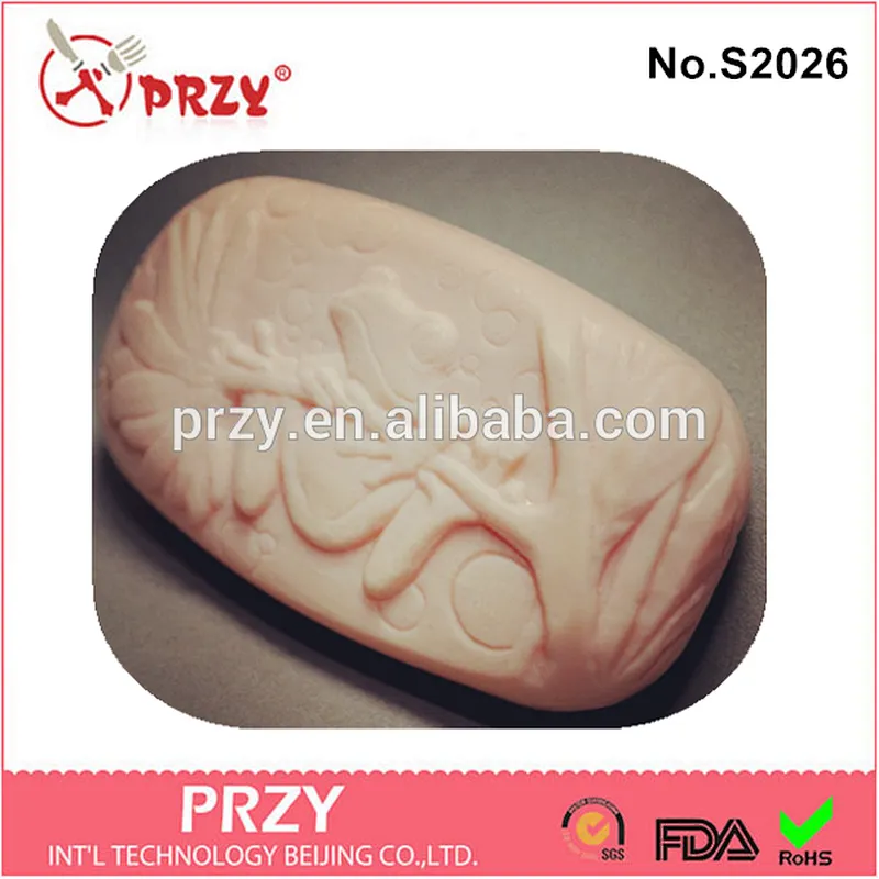 S2026 PRZY Eco-friendly DIY craft frog silicone mold for soap