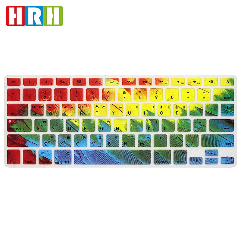 Alibaba Eco-friendly Silicone Korean Keyboard Protector for Apple Laptop for Macbook Pro 13