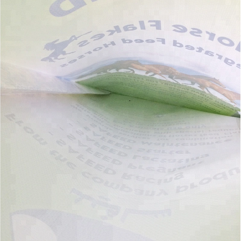 25kg 50kg plastic animal horse feed packaging bag, polypropylene woven agricultural feed bag