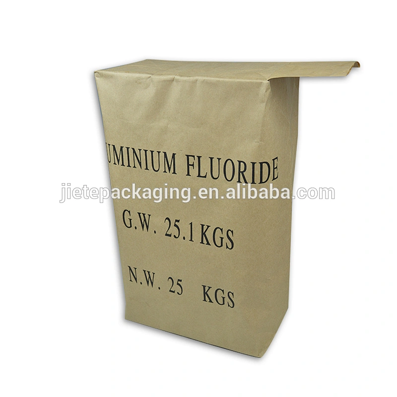 100% high quality environmental protection disposable brown kraft paper valve bags packing cement, putty, chemical powder
