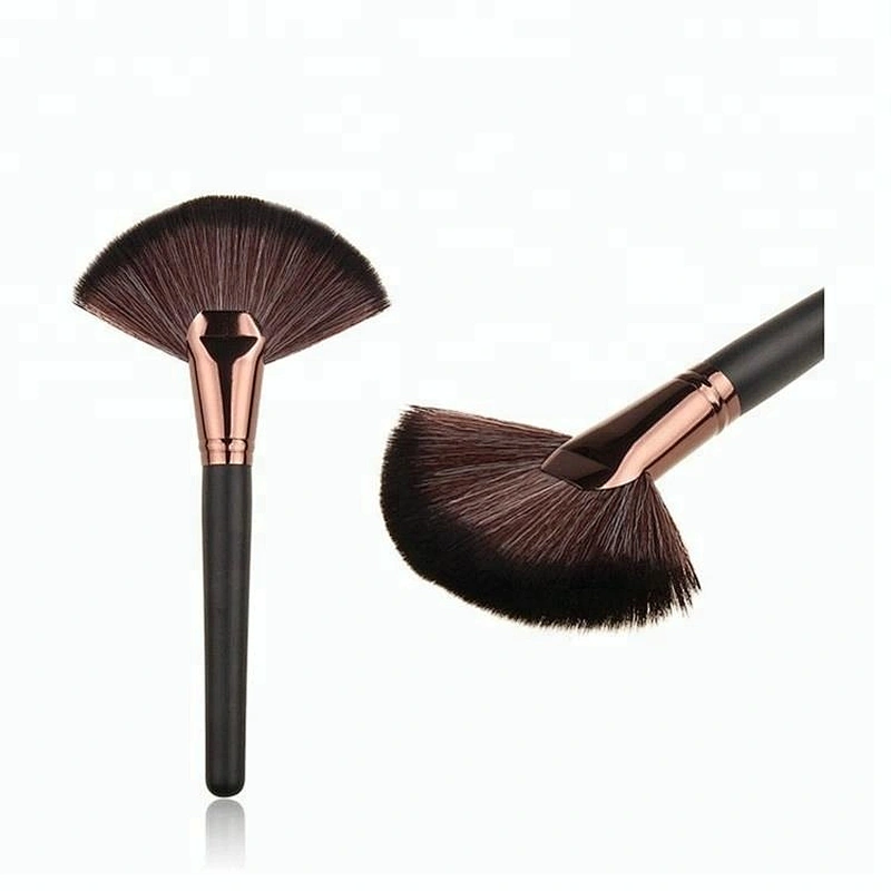 High Quality 2pcs Makeup Blush Brush Fan Cosmetic Brush