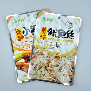 Promotion design custom logo PE plastic bag for packing bread, food, snack