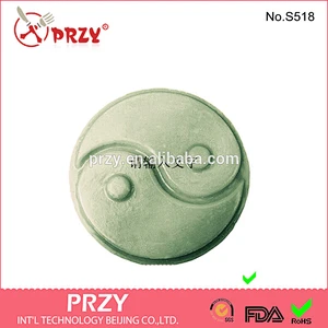 S518 PRZY High quality wholesale silicone taiji shaped soap molds