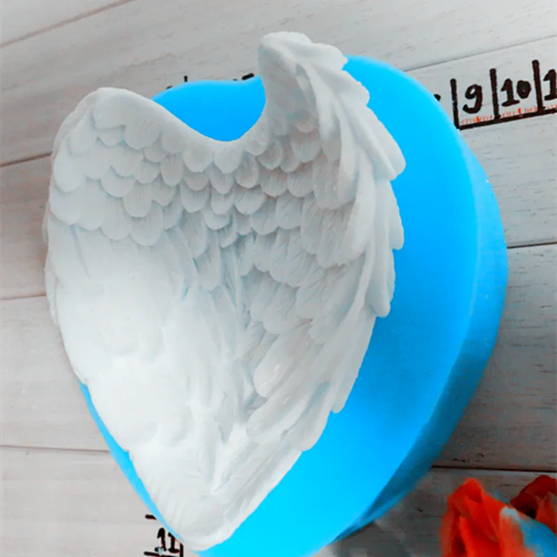 PRZY best-selling Angle wings cake decoration mold Wings silicone mold handmade soap molds