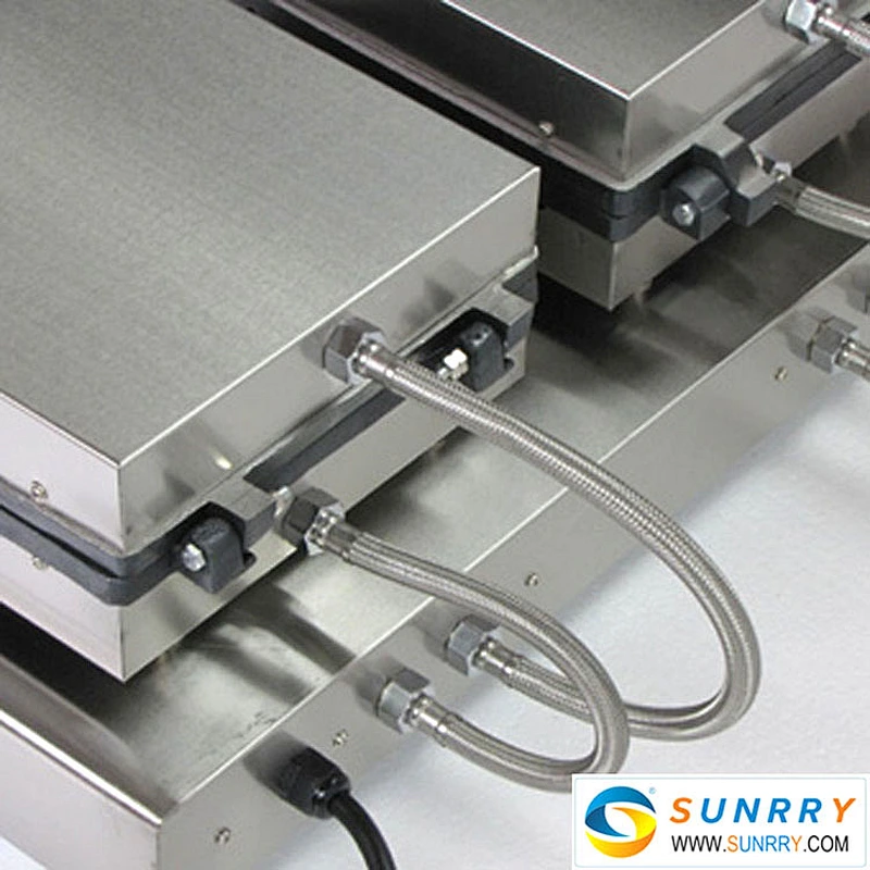 Commercial electric double head egg waffle maker for round waffle and rectangle waffle (SUNRRY SY-WM56C)